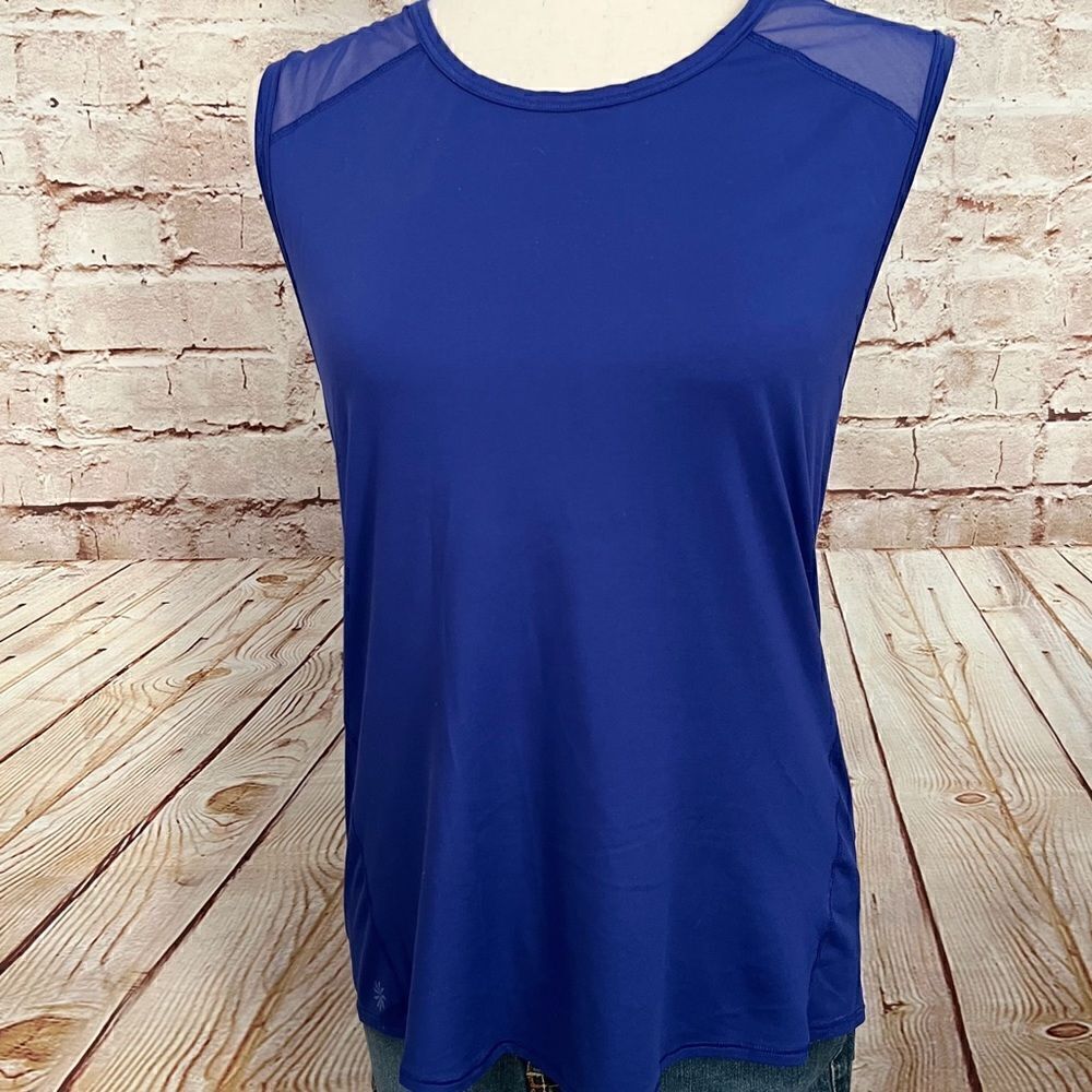 Athleta Splice Chi mesh back muscle tank